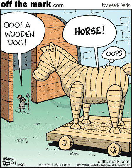 It's Back. FRIDAY FUNNIES--Ancient Style!